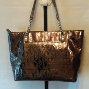 Michael kors bronze purse